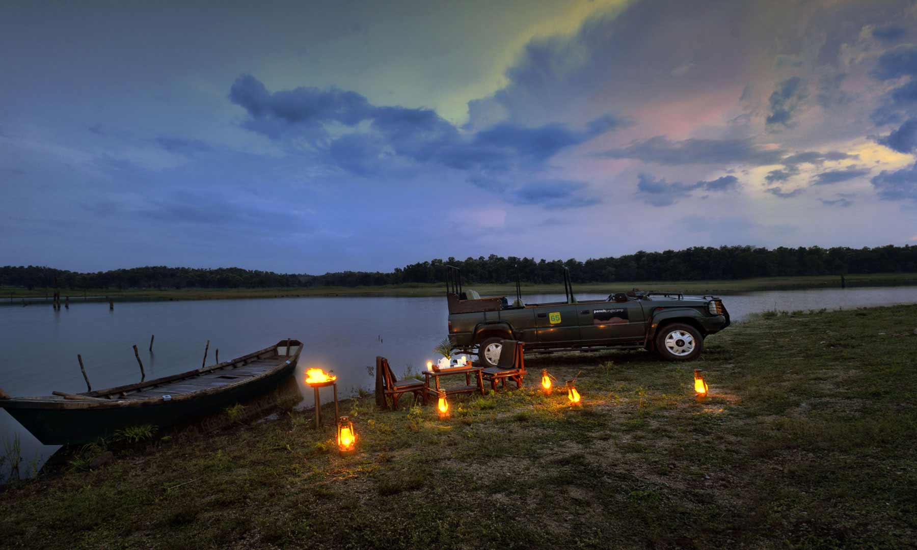 Pench Jungle Camp- A meal, a view, a moment.